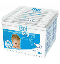 1872796 Bel Baby safety buds - безопасные детские ватные палочки , 56 шт. 