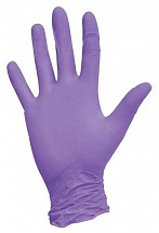 Перчатки Sefe&Care смотровые нитриловые (3532) фиолетовые LN310 / уп. 1000 (XL)